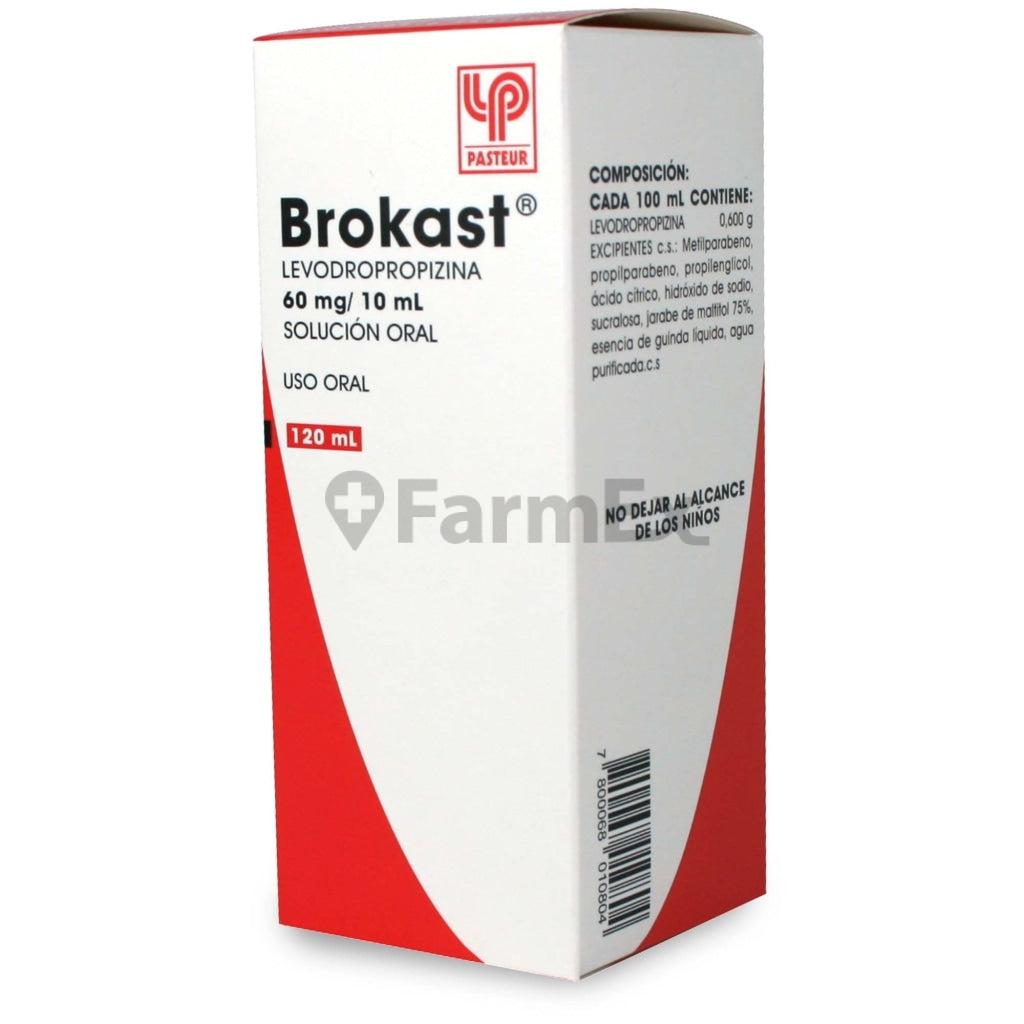 Brokast Jarabe 60 mg/ 10 ml x 120 ml PASTEUR